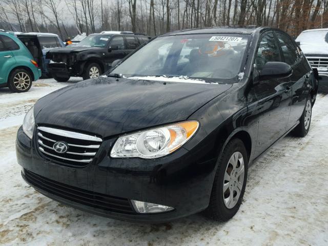 KMHDU4AD7AU953776 - 2010 HYUNDAI ELANTRA BL BLACK photo 2