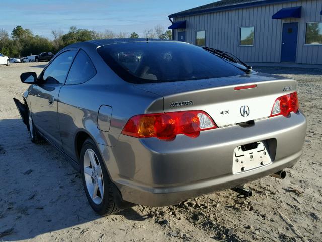 JH4DC53813C007077 - 2003 ACURA RSX GRAY photo 3