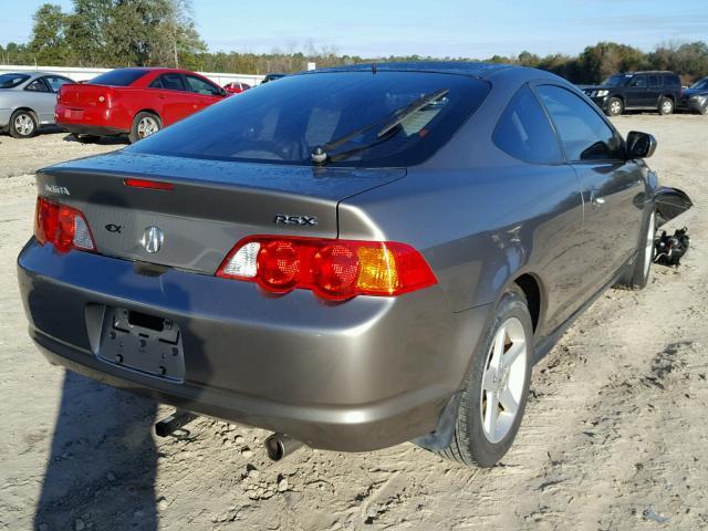 JH4DC53813C007077 - 2003 ACURA RSX GRAY photo 4