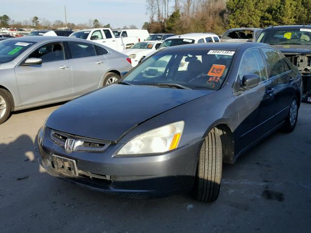 1HGCM56374A111372 - 2004 HONDA ACCORD LX BLUE photo 2