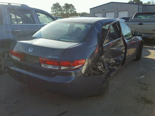 1HGCM56374A111372 - 2004 HONDA ACCORD LX BLUE photo 4