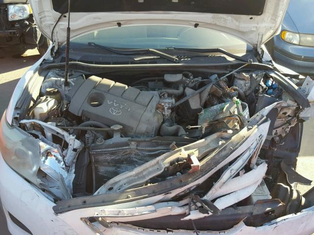 4T1BF3EK7AU526571 - 2010 TOYOTA CAMRY BASE WHITE photo 7