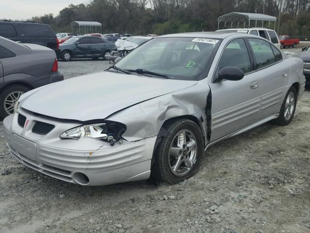 1G2NF52F22C294901 - 2002 PONTIAC GRAND AM S 银色 照片 2