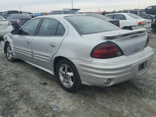1G2NF52F22C294901 - 2002 PONTIAC GRAND AM S 银色 照片 3