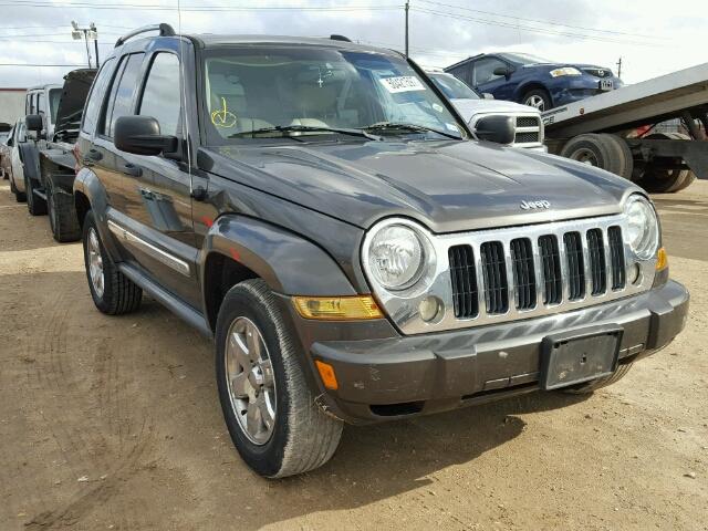 1J4GK58K65W604081 - 2005 JEEP LIBERTY LI BROWN photo 1