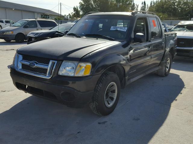 1FMZU67E41UA18135 - 2001 FORD EXPLORER S BLACK photo 2
