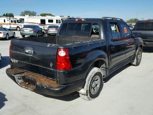 1FMZU67E41UA18135 - 2001 FORD EXPLORER S BLACK photo 4