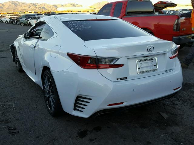 JTHHA5BC6G5001766 - 2016 LEXUS RC 200T WHITE photo 3