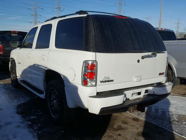 1GKEK63U83J143833 - 2003 GMC YUKON DENA WHITE photo 3