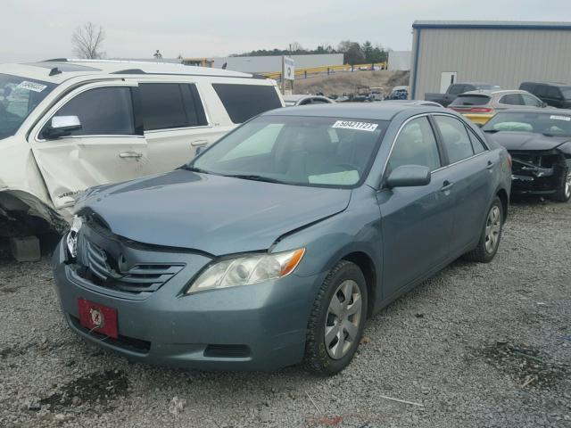 4T1BE46K89U908031 - 2009 TOYOTA CAMRY BASE GREEN photo 2