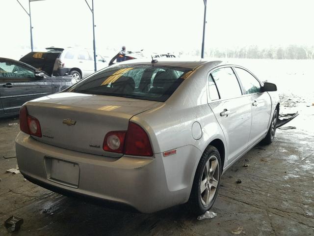 1G1ZA5E0XAF129266 - 2010 CHEVROLET MALIBU LS SILVER photo 4