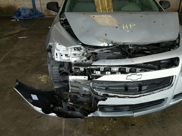 1G1ZA5E0XAF129266 - 2010 CHEVROLET MALIBU LS SILVER photo 9