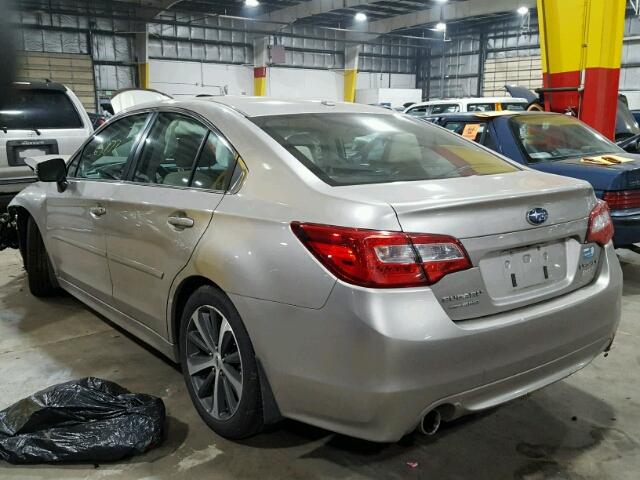 4S3BNAN60F3037084 - 2015 SUBARU LEGACY 2.5 TAN photo 3