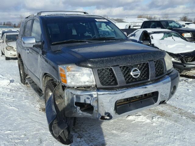 5N1AA08B54N708630 - 2004 NISSAN ARMADA SE CHARCOAL photo 1