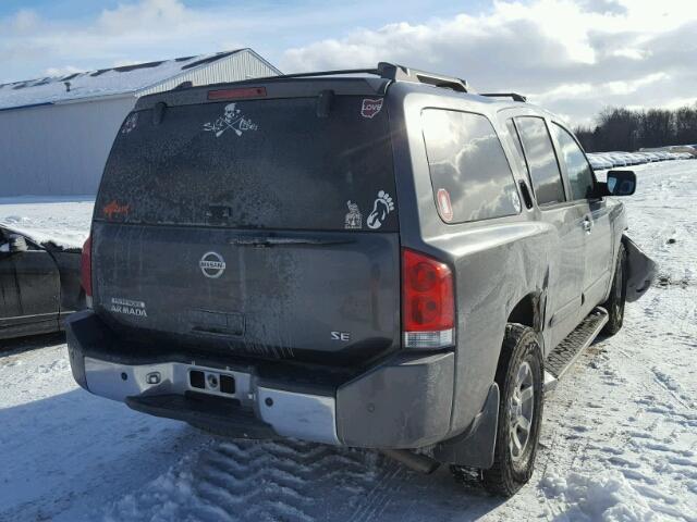 5N1AA08B54N708630 - 2004 NISSAN ARMADA SE CHARCOAL photo 4