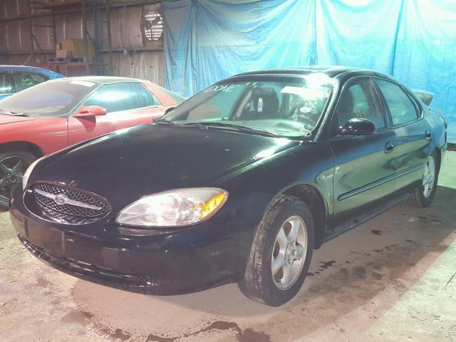 1FAFP55U01G218226 - 2001 FORD TAURUS SES BLACK photo 2