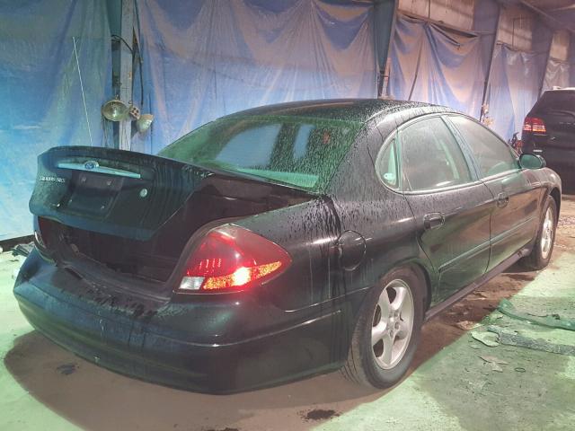 1FAFP55U01G218226 - 2001 FORD TAURUS SES BLACK photo 4