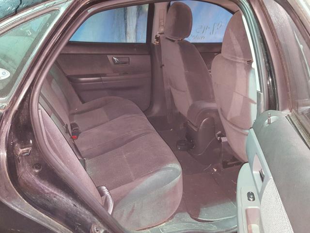 1FAFP55U01G218226 - 2001 FORD TAURUS SES BLACK photo 6