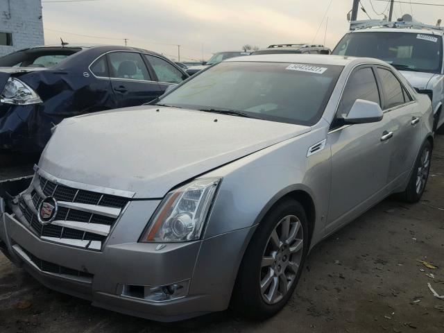 1G6DF577280146009 - 2008 CADILLAC CTS GRAY photo 2