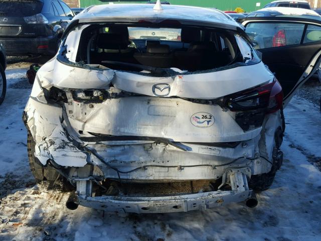 3MZBM1M77FM188447 - 2015 MAZDA 3 GRAND TO WHITE photo 9