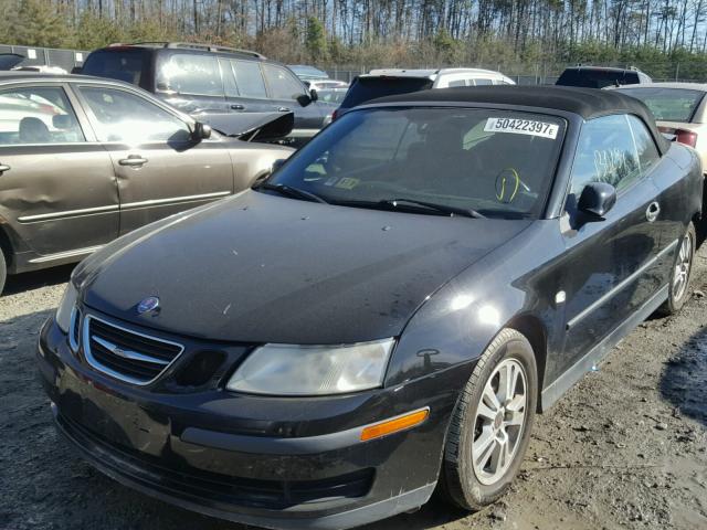 YS3FB79N256005998 - 2005 SAAB 9-3 LINEAR BLACK photo 2