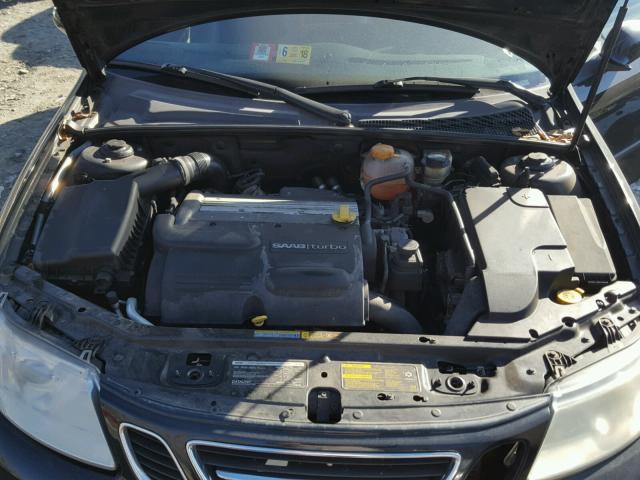 YS3FB79N256005998 - 2005 SAAB 9-3 LINEAR BLACK photo 7