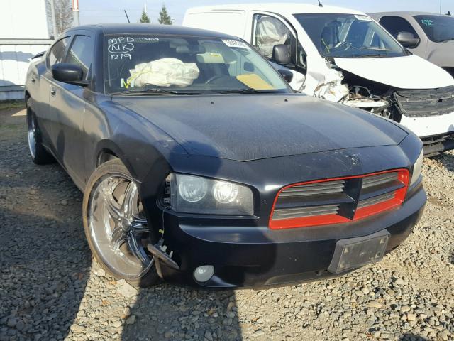 2B3KA33G58H224163 - 2008 DODGE CHARGER SX BLACK photo 1