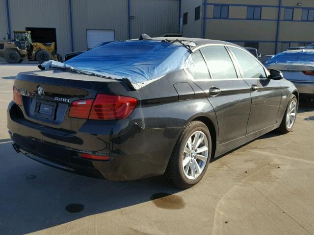 WBA5A7C54ED615103 - 2014 BMW 528 XI BLACK photo 4
