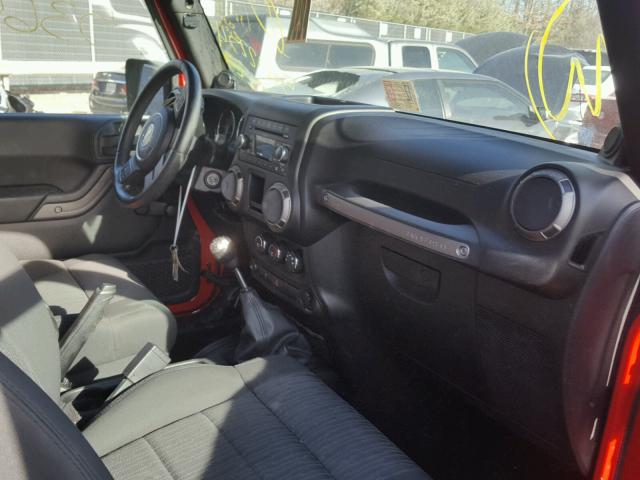 1J4AA2D12BL540851 - 2011 JEEP WRANGLER S RED photo 5