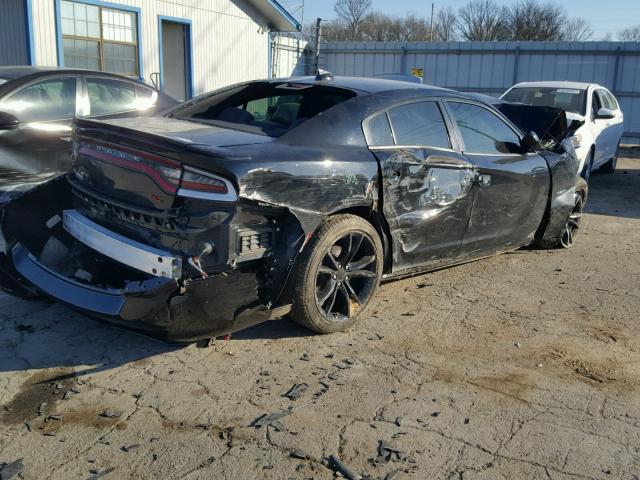 2C3CDXCT4GH267376 - 2016 DODGE CHARGER R/ BLACK photo 4