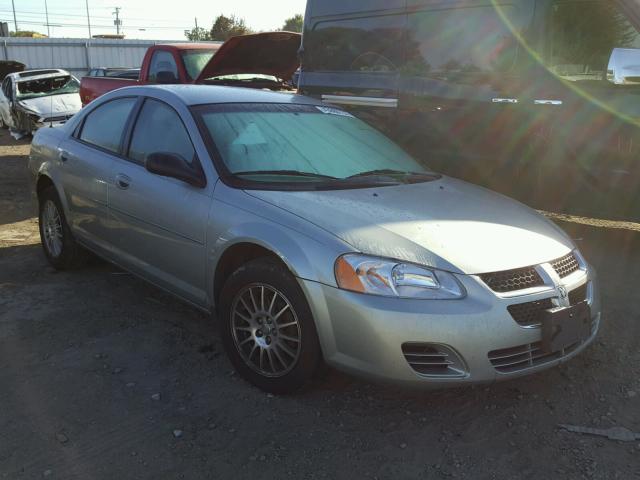 1B3EL46X85N672392 - 2005 DODGE STRATUS SX SILVER photo 1