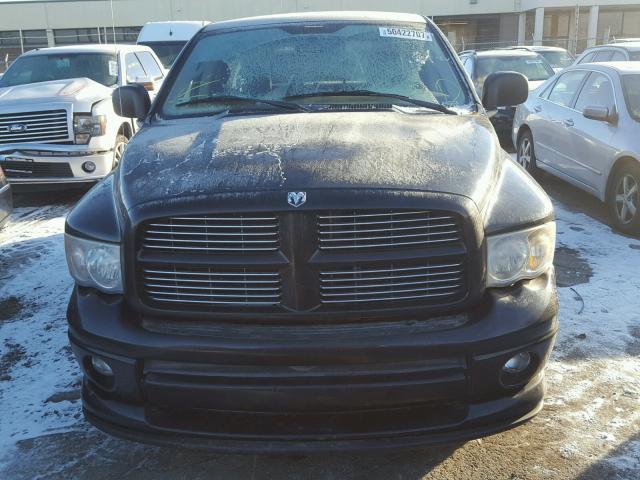 1D7HA18D63S293088 - 2003 DODGE RAM 1500 S BLACK photo 9