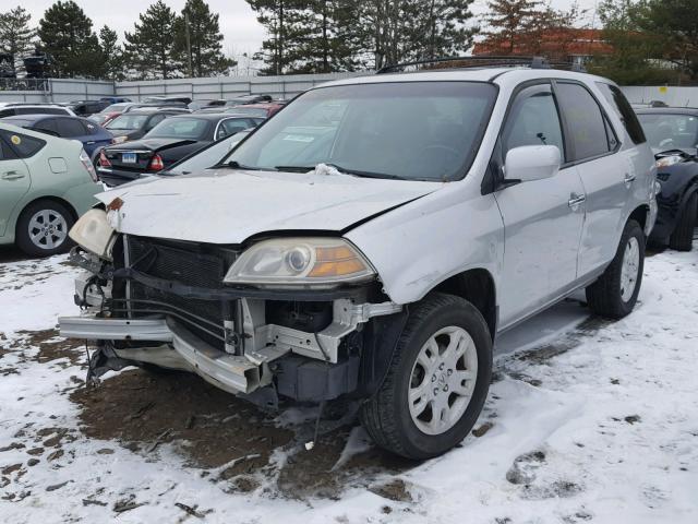 2HNYD18845H546286 - 2005 ACURA MDX TOURIN SILVER photo 2