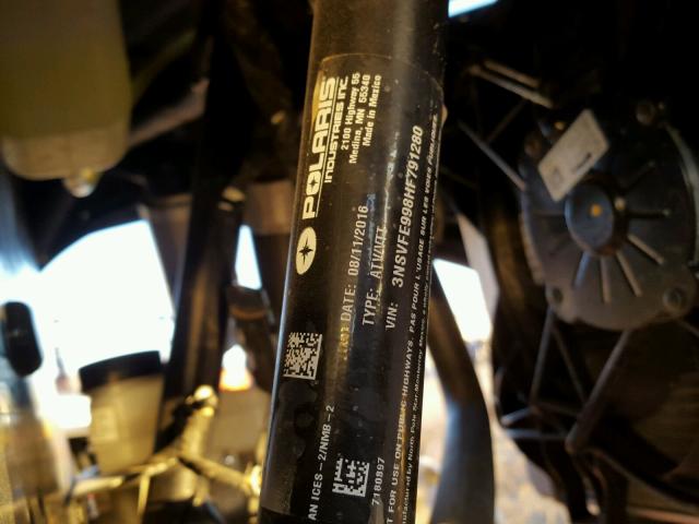 3NSVFE998HF791280 - 2017 POLARIS RZR XP 4 1 BLACK photo 10