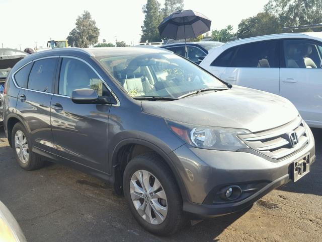 2HKRM3H75EH526620 - 2014 HONDA CR-V EXL GRAY photo 1