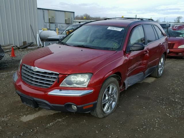 2C8GF68485R665330 - 2005 CHRYSLER PACIFICA T RED photo 2