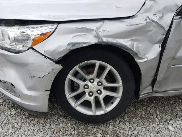 1G11C5SLXFF211883 - 2015 CHEVROLET MALIBU 1LT SILVER photo 9