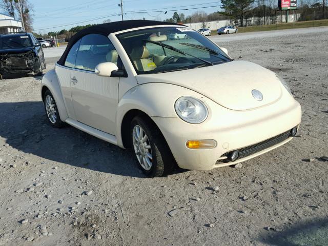 3VWCM31YX4M324760 - 2004 VOLKSWAGEN NEW BEETLE CREAM photo 1