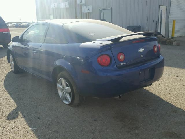 1G1AL15F677111628 - 2007 CHEVROLET COBALT LT BLUE photo 3