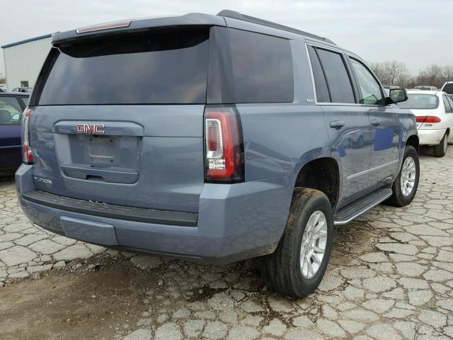 1GKS2AKC1FR670830 - 2015 GMC YUKON SLE GRAY photo 4