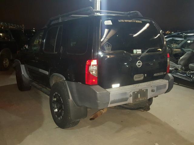 5N1ED28Y22C502053 - 2002 NISSAN XTERRA XE BLACK photo 3