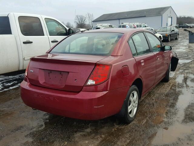 1G8AJ55F26Z146216 - 2006 SATURN ION LEVEL BURGUNDY photo 4