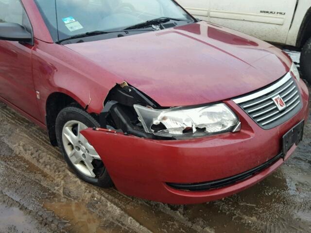 1G8AJ55F26Z146216 - 2006 SATURN ION LEVEL BURGUNDY photo 9