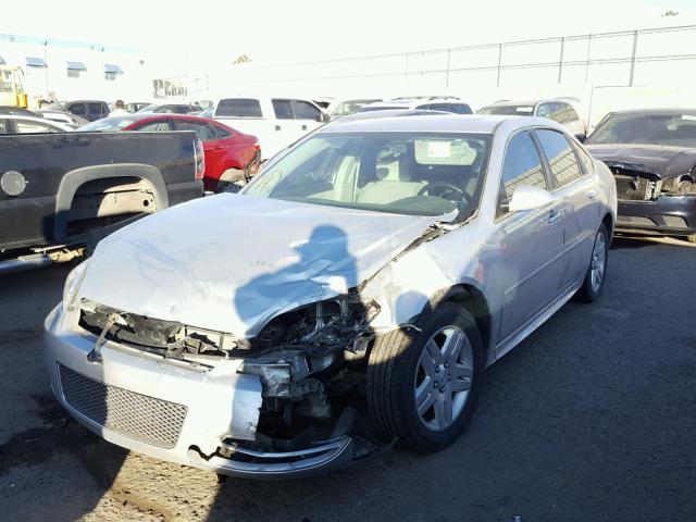 2G1WB5E32E1135084 - 2014 CHEVROLET IMPALA LIM SILVER photo 2