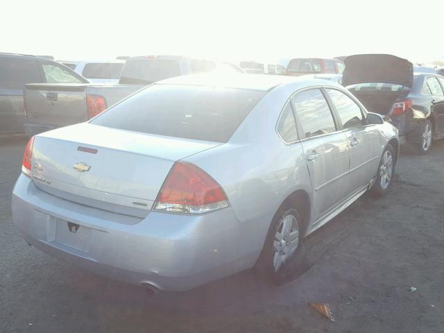 2G1WB5E32E1135084 - 2014 CHEVROLET IMPALA LIM SILVER photo 4