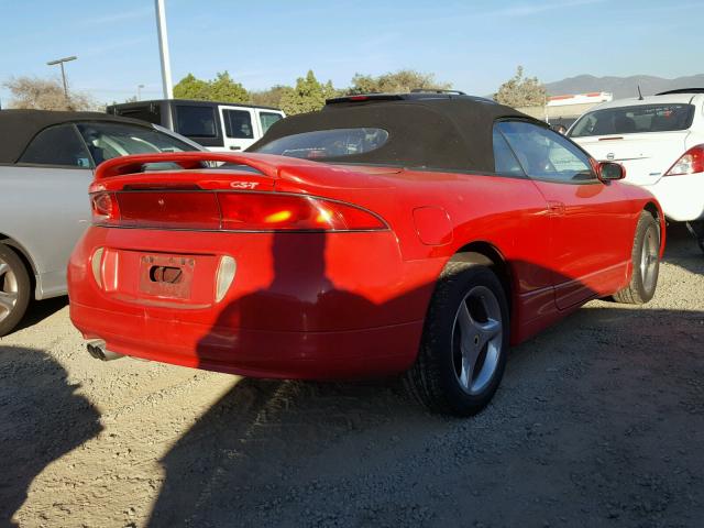 4A3AX55F4TE388204 - 1996 MITSUBISHI ECLIPSE SP RED photo 4