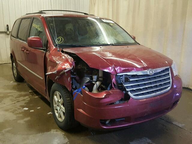 2A4RR8DX7AR330819 - 2010 CHRYSLER TOWN & COU RED photo 1