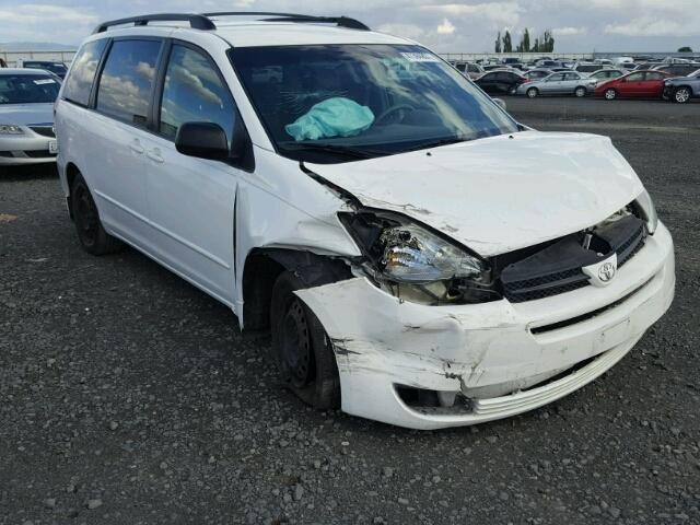 5TDZA23C14S102271 - 2004 TOYOTA SIENNA CE WHITE photo 1