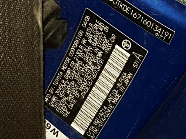 JTKDE167160134191 - 2006 TOYOTA SCION TC 蓝色 照片 10