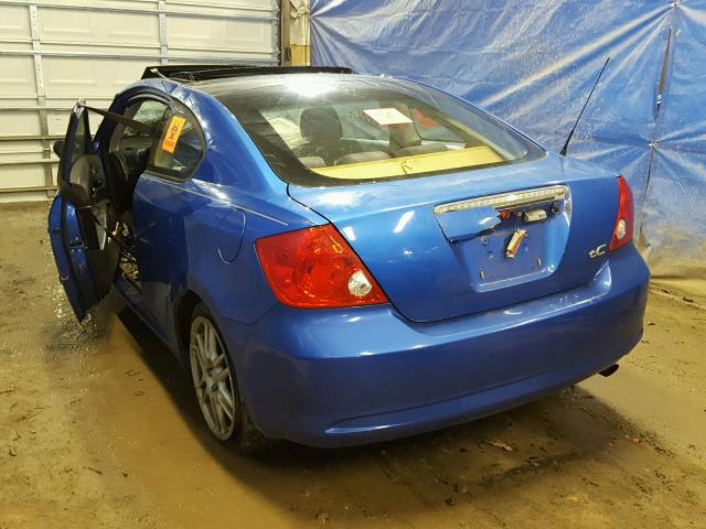JTKDE167160134191 - 2006 TOYOTA SCION TC 蓝色 照片 3